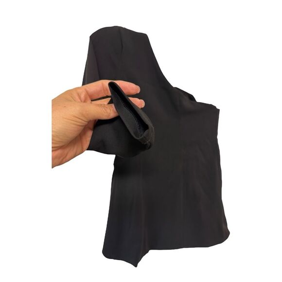 Lourdes Atelier Custom Tuxedo-Style One-Sleeved Top - Picture 5 of 11